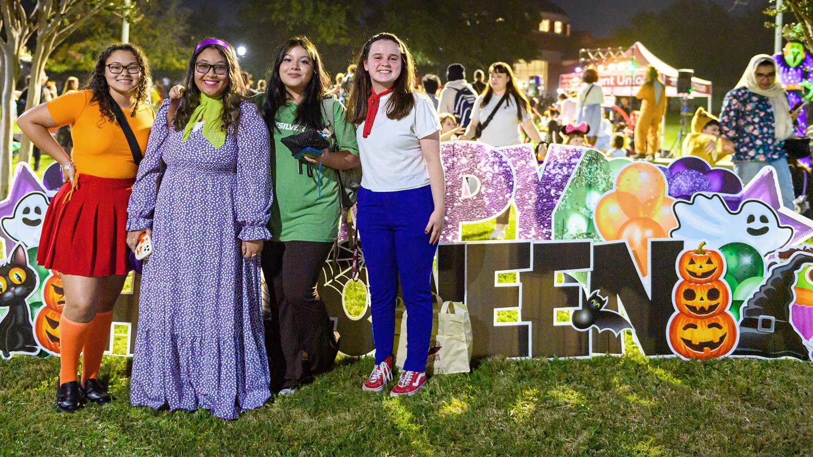 People in Costume at ɫƵ's Boo at the U Event