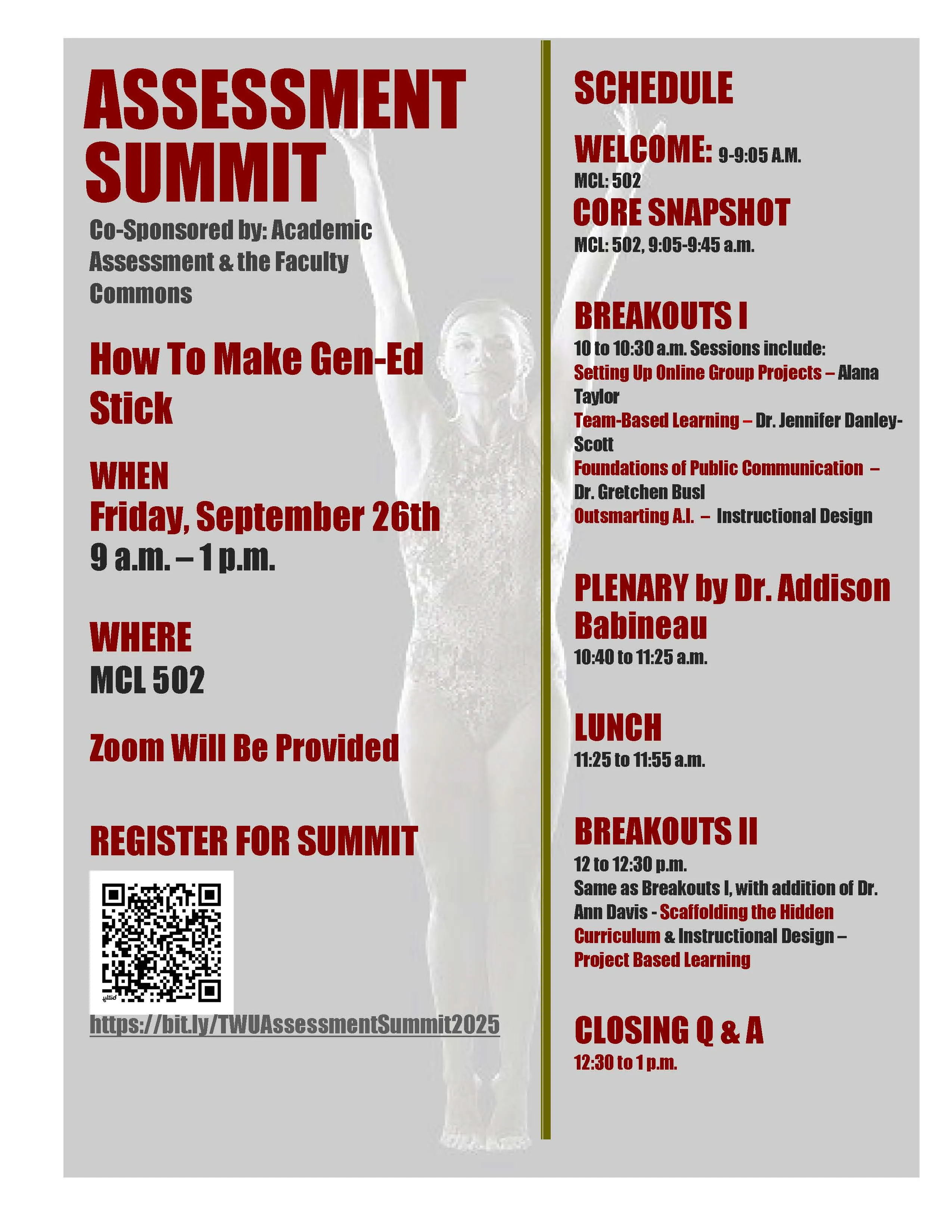 Assessment Summit Flyer