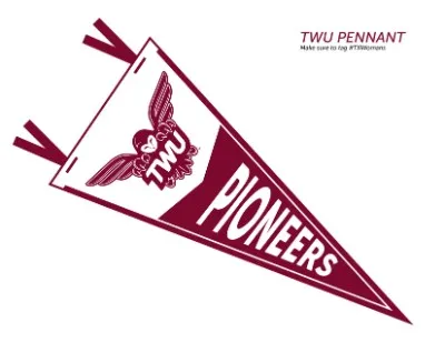 A printable pennant with 