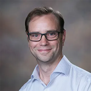 A headshot photo of Jesse McBroom