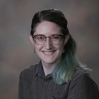 A headshot photo of Korinne West