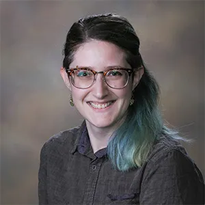 A headshot photo of Korinne West