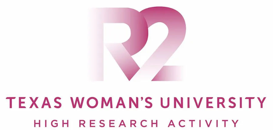 text that says 'R2 - Texas Woman's University High Research Activity'