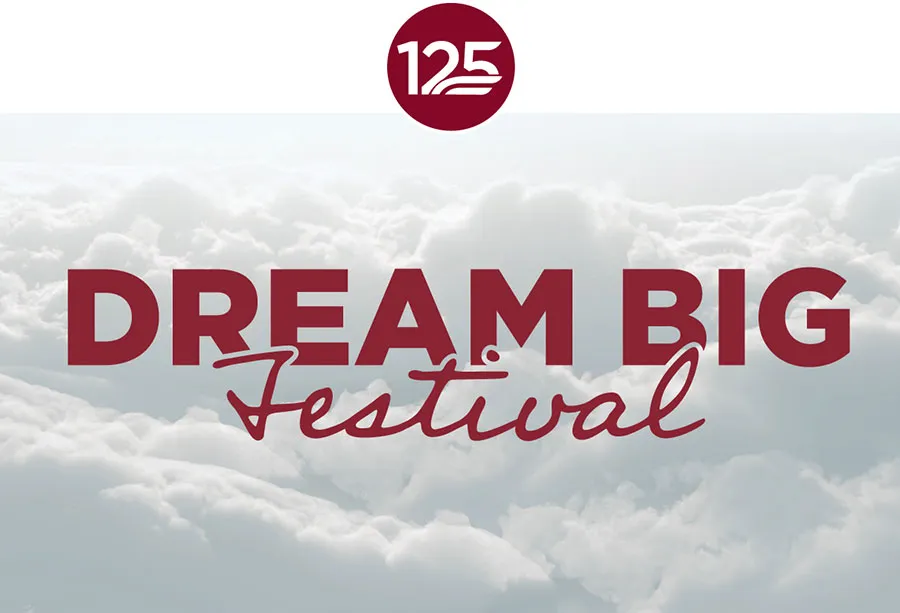 Text that says 'Dream Big festival'