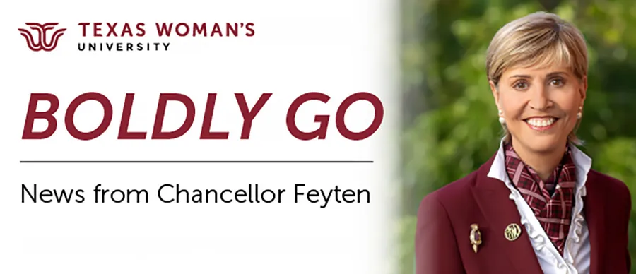 Boldly Go: News from Chancellor Feyten