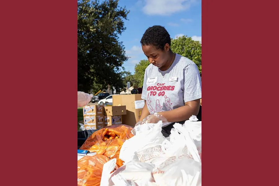 G-Force Students working at Groceries to Go