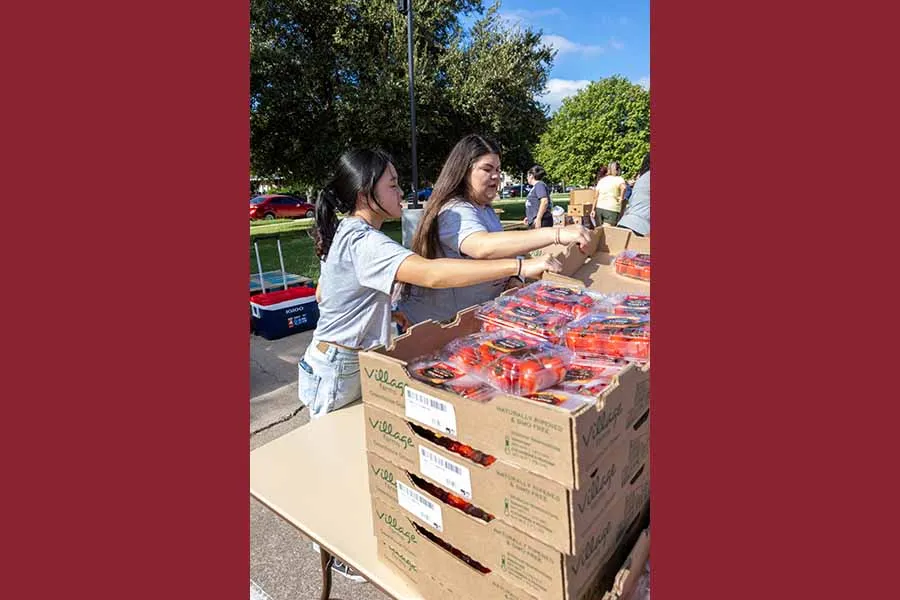 G-Force Students working at Groceries to Go