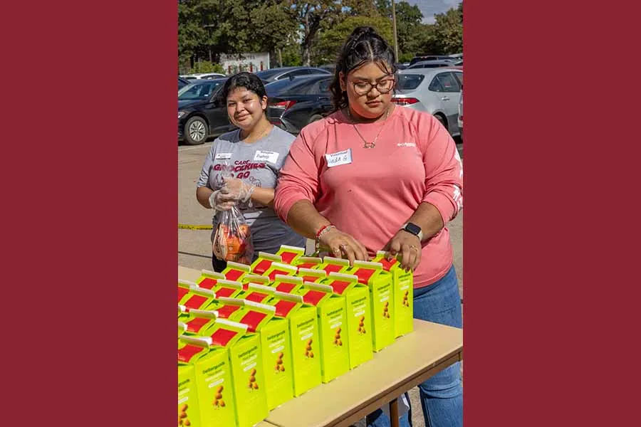 G-Force Students working at Groceries to Go