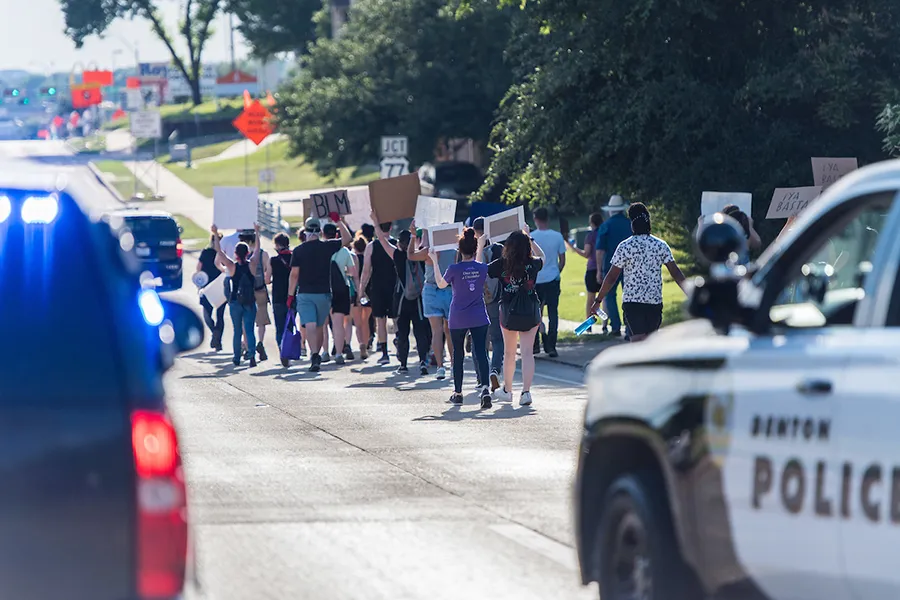 Students march and protest for Black Lives Matter