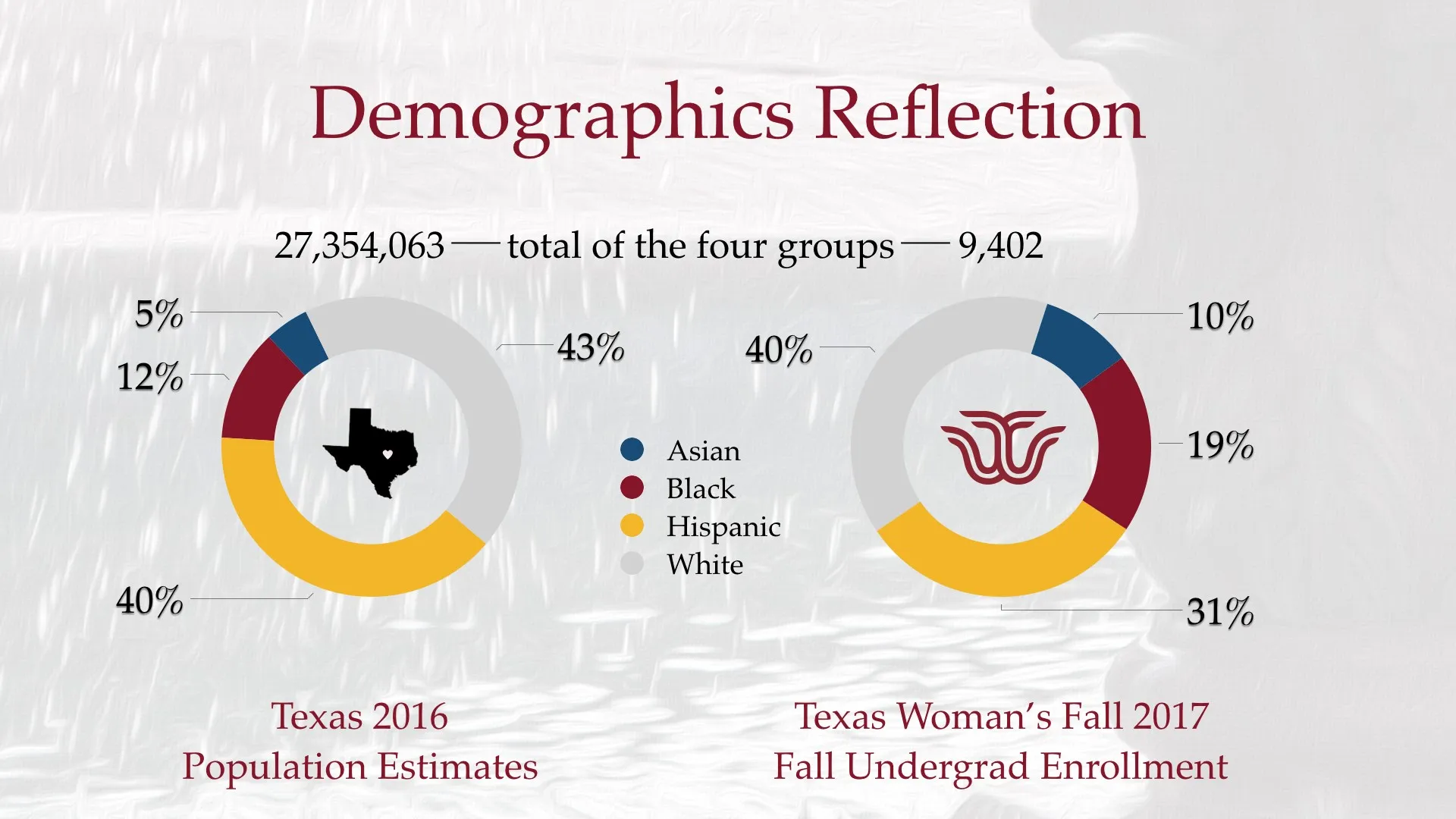 Demographics TX and TWU 