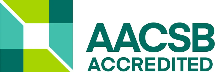 horizontal logo for AACSB