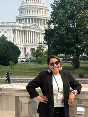 Blanca Jurado visited Washington, D.C. thanks to the Holmes Scholars program