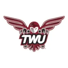TWU owl mascott graphic