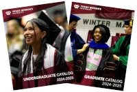 TWU Undergraduate and Graduate Catalog Covers