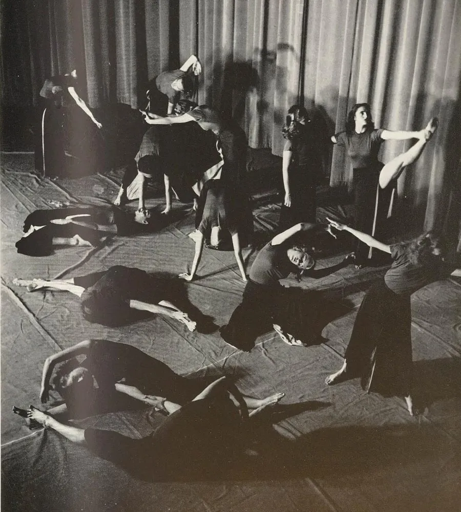 The Modern Dance Group on stage at Main Auditorium 