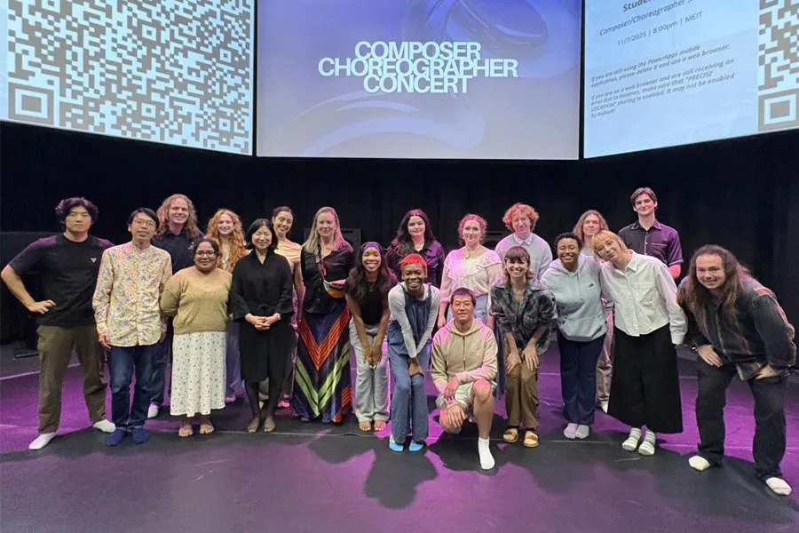 Participants in the TWU-UNT Composer Choreographer Collaboration Course