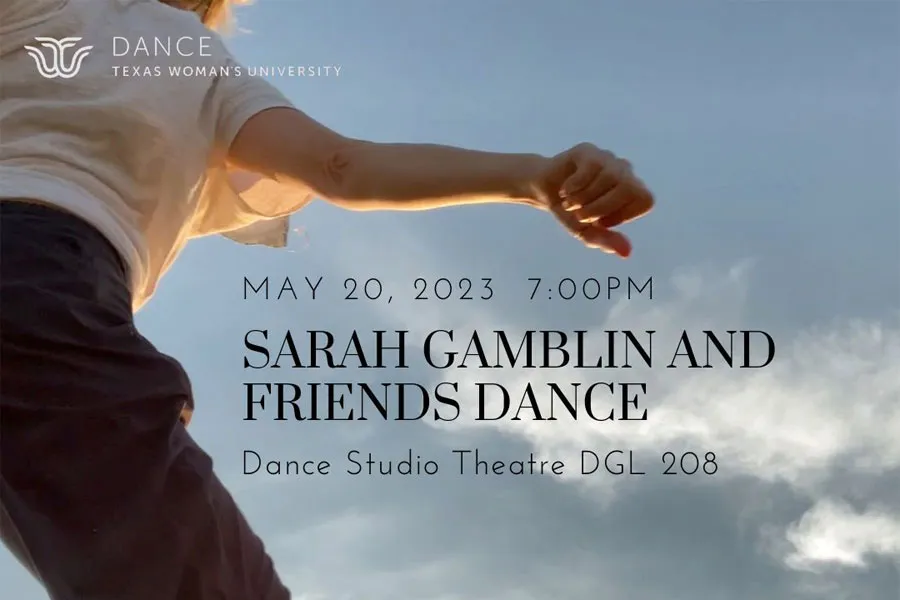poster for Sarah Gamblin and Friends Dance