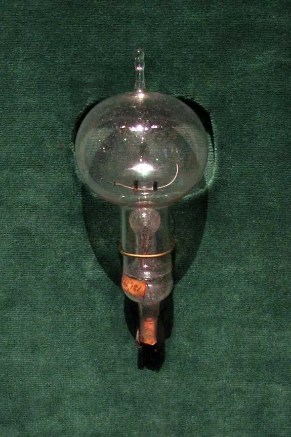 Image of Edison's Incandescent light bulb