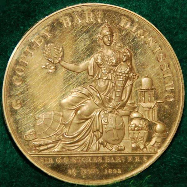 Front of Copley Medal