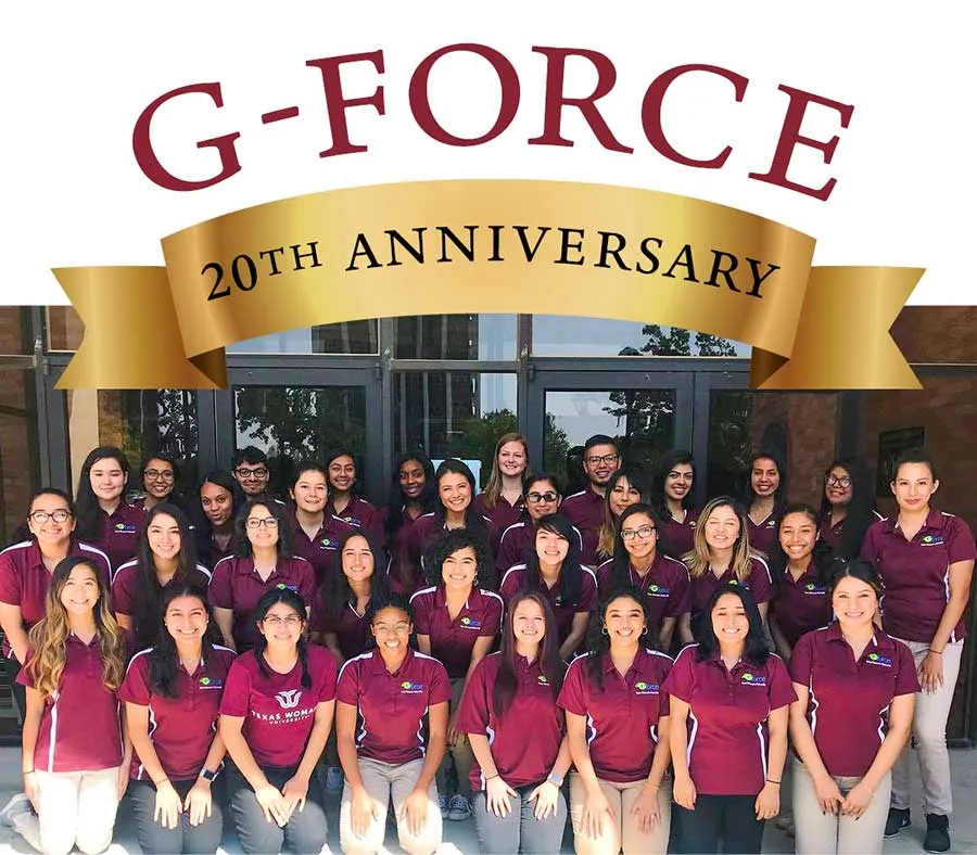 Group of TWU G-Force students