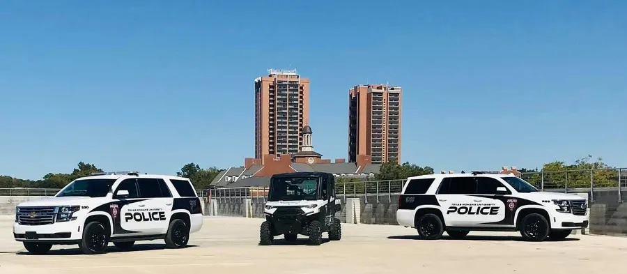 Three 51���� Police vehicles
