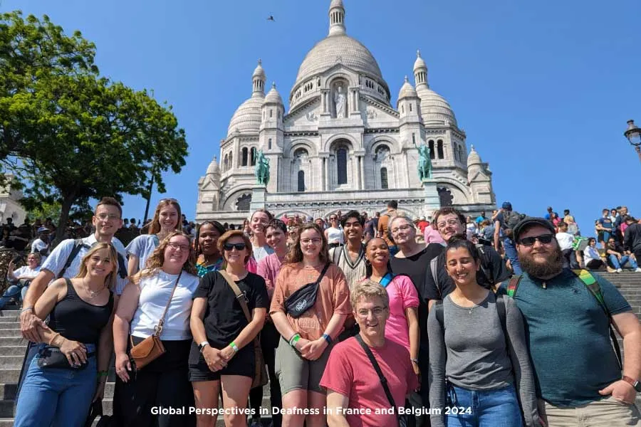 Global Perspectives in Deafness in France & Belgium 2024 at the Sacre Coeur