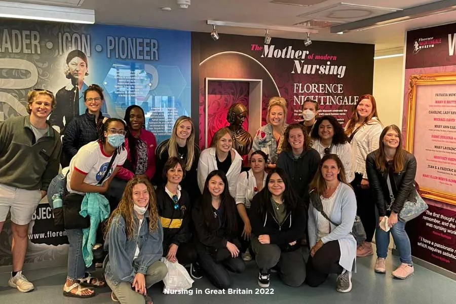 Nursing in Great Britain 2022 visiting the Florence Nightingale Museum