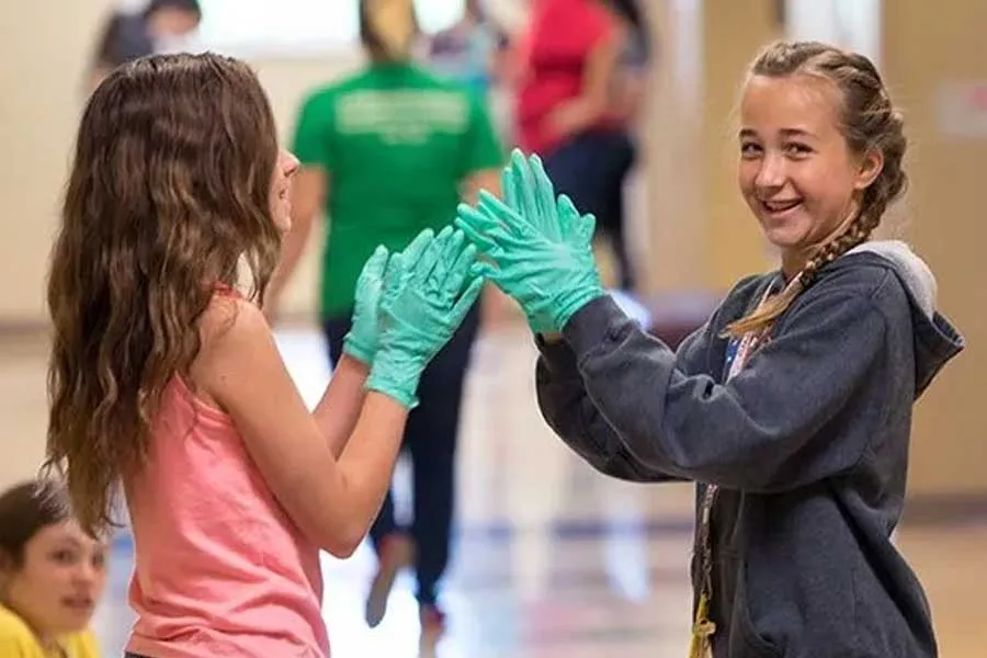 Students in previous STEM camp