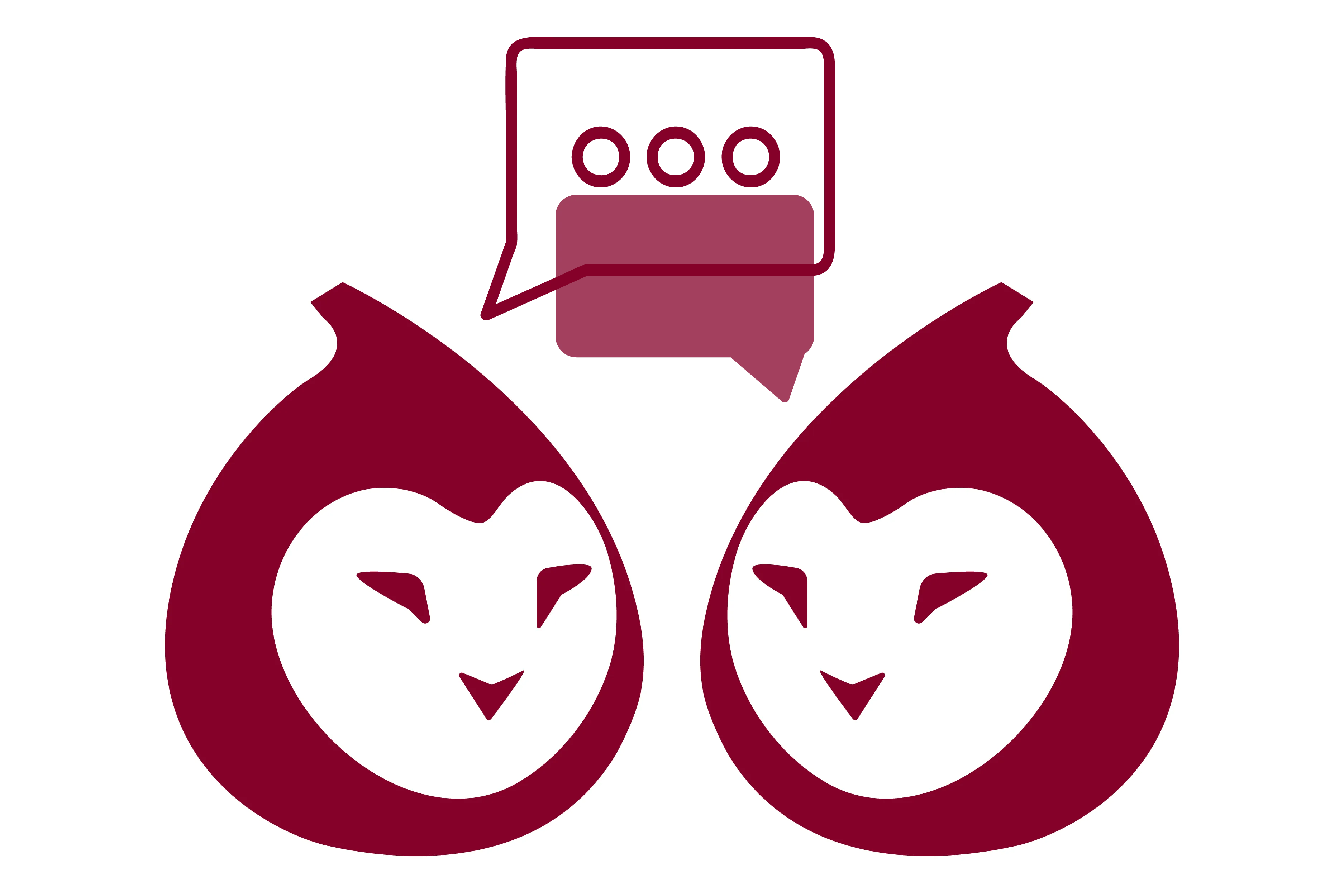 A little fig graphic talking to a big fig.