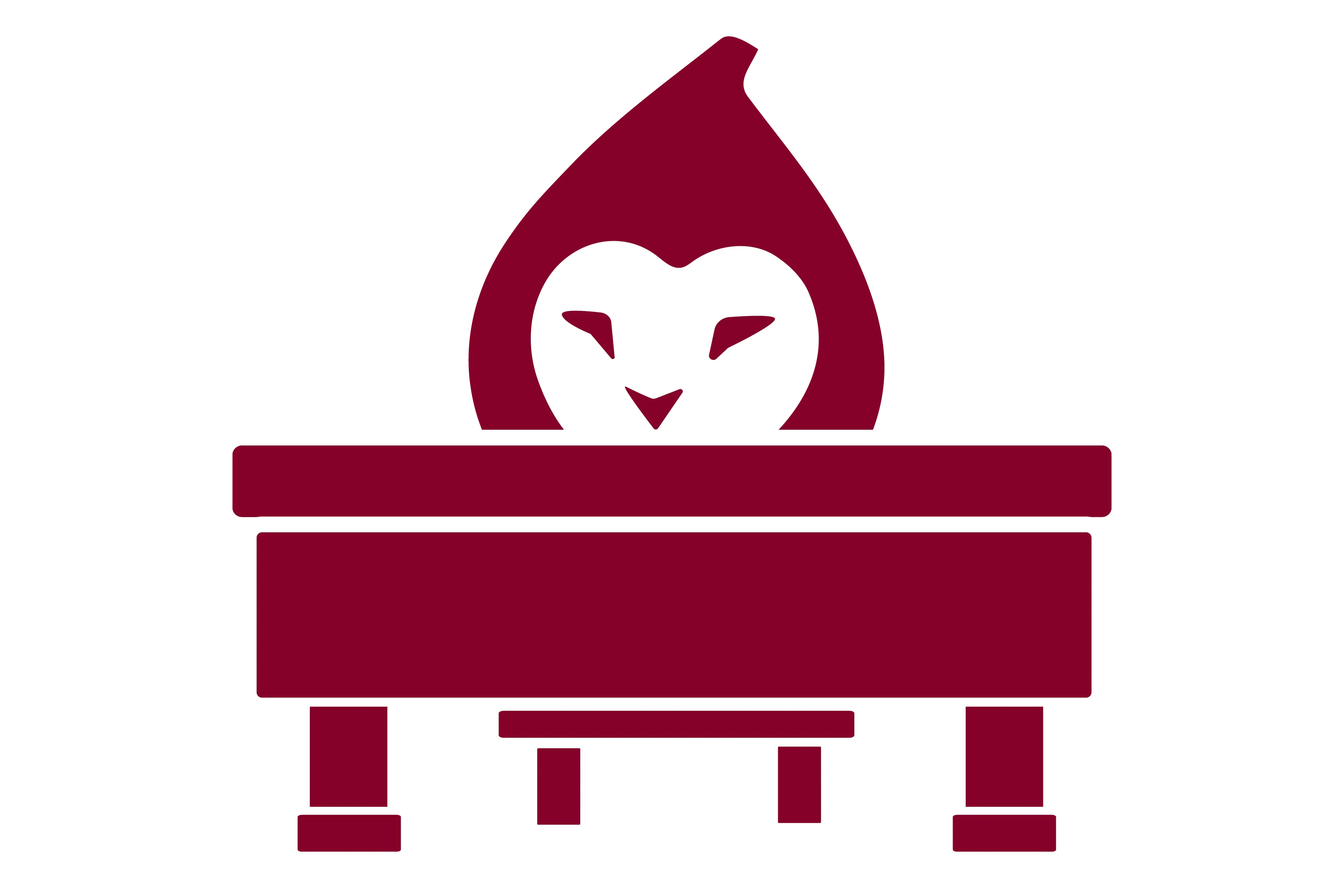 A fig graphic sitting at a desk.