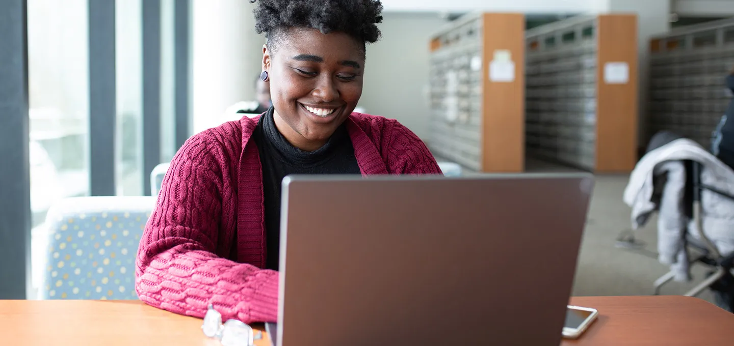 Woman on laptop