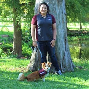 Portrait of Dr. Monique LeMieux and Scout