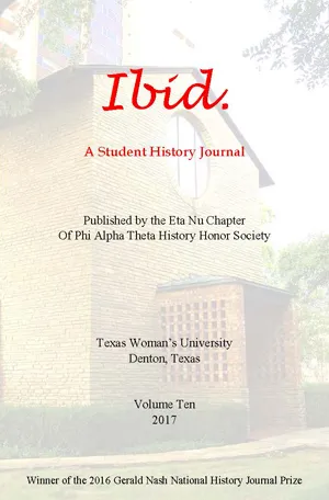 Ibid. A Student Journal. Volume 10 2017