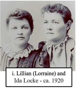 Lillian (Lorraine) and Ida Locke, ca. 1920
