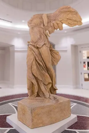 The Winged Victory statue in the Old Main Building on 51���� Denton campus