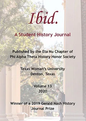 Ibid Vol. 13 2020 cover