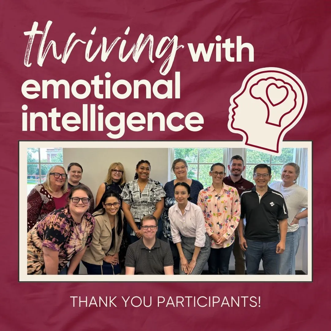 Group of employee posing after a training on emotional intelligence