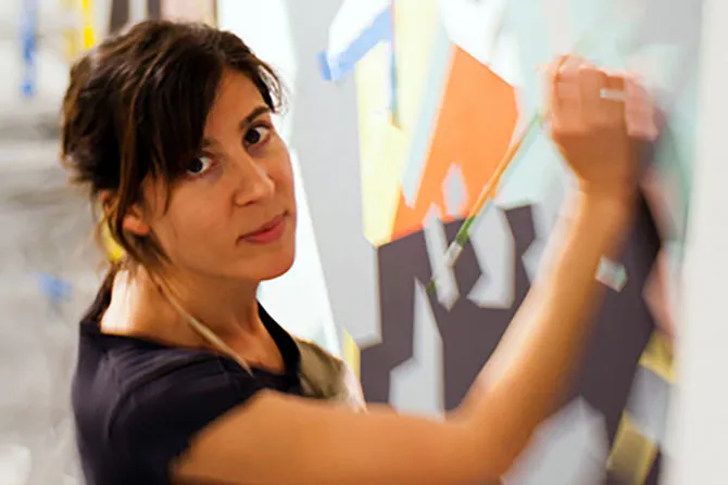 A Fulbright scholar in an artist residency