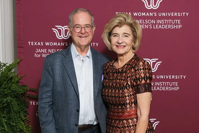 Ted and Nancy Paup at the 2022 Paup Lecture