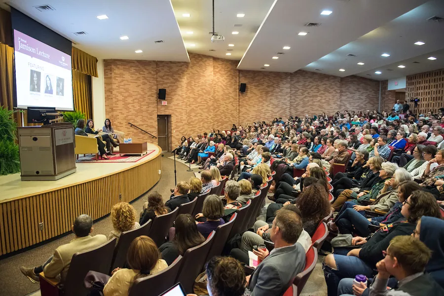 Crowded auditorium during 2018 Jamison Lecture