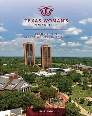 TWU CHS Dean brochure cover