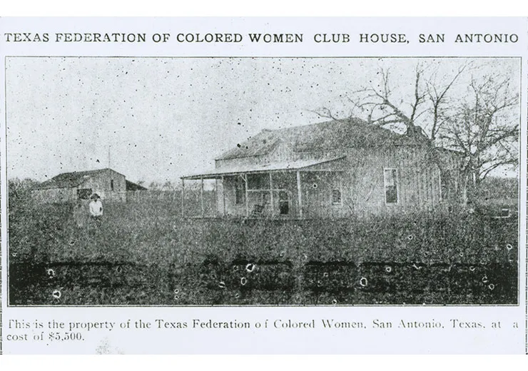 Texas Federation of Colored Women Club House, San Antonio, Texas.