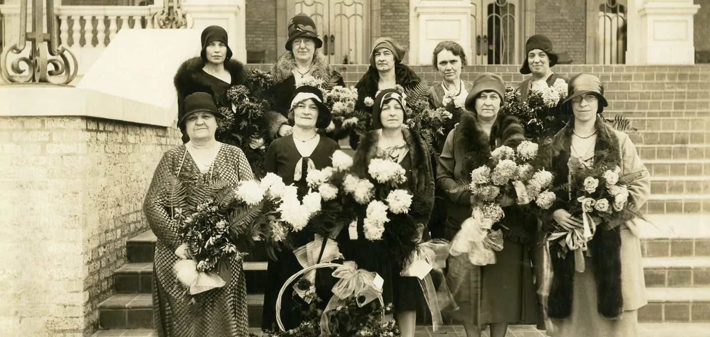 Group photo of TFWC members, 1929