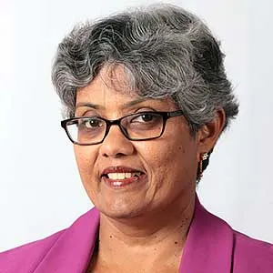 headshot of Pushkala Raman