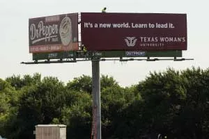 A TWU photo of a TWU billboard.