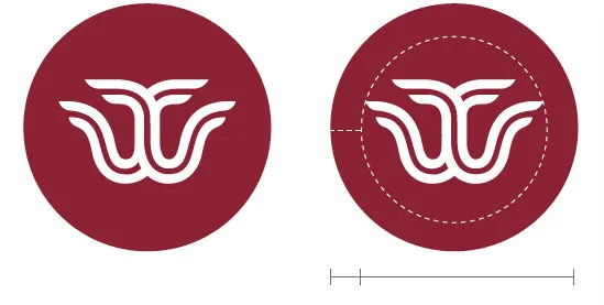 White TWU logomark in maroon circle