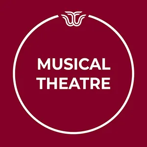 Example of a TWU social media icon for Musical Theatre