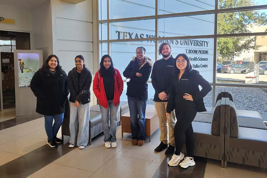 McNair Scholars on a graduate school trip to the TWU Dallas Campus and career site visit at UT Southwestern Medical Center