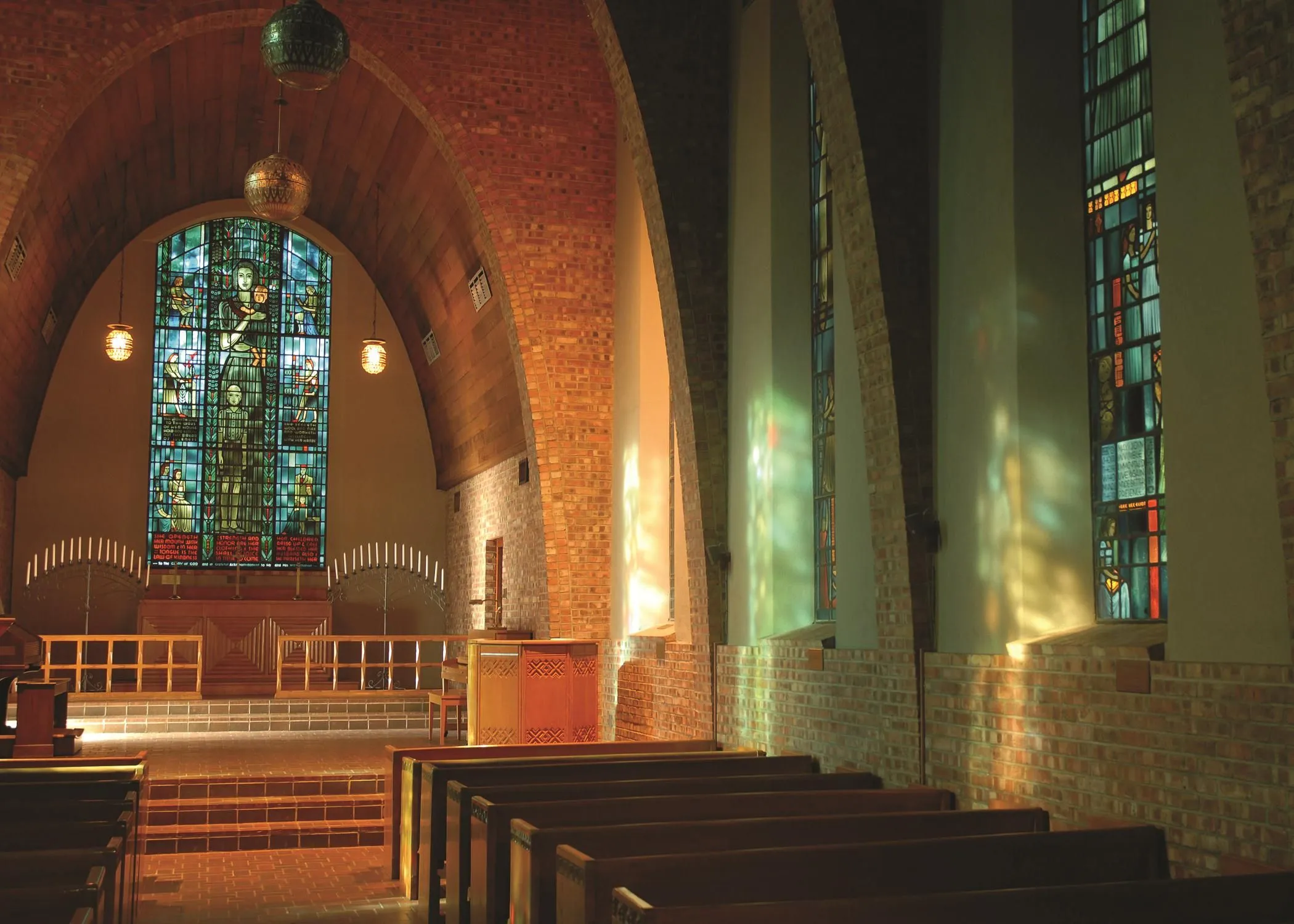 Photo of the chapel's interiors 