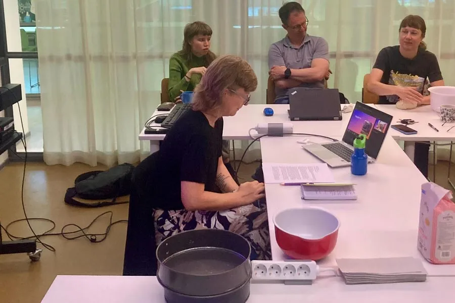 Stina Soderling at a conference